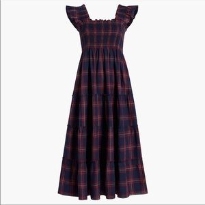 RARE Hill House Ellie Iris Tartan Nap Dress